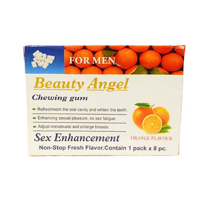 Beauty Angel Chewing Gum Sex Enhancement for men - Orange flavour (Copy)